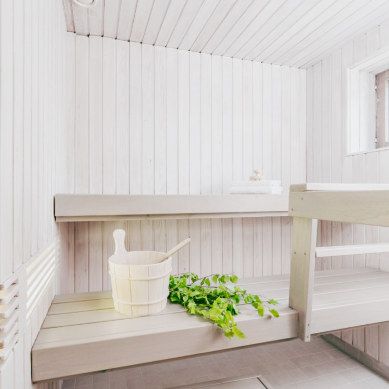 white sauna
