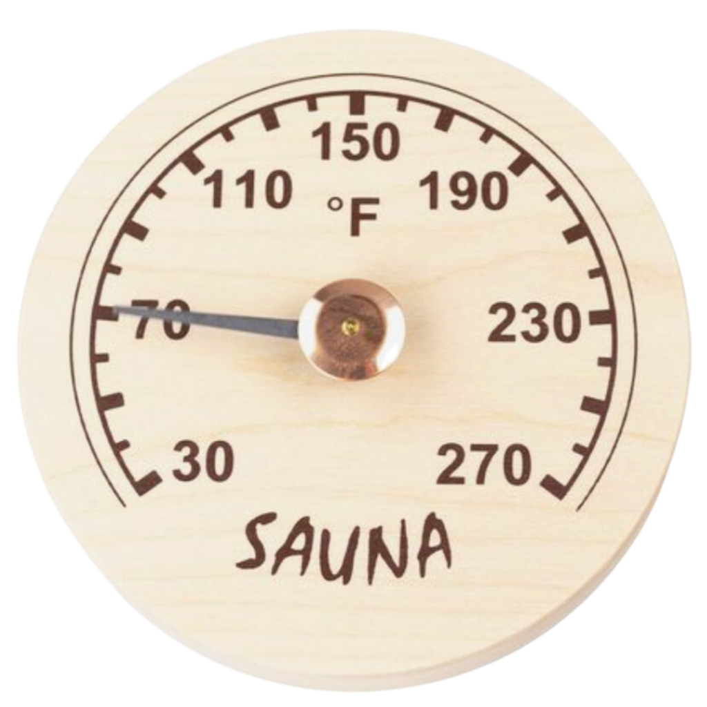 Sauna Accessories: Must-Haves for a Relaxing And Personalized Sauna Session A sauna thermometer is an important accessory to make sure the temperature and humidity levels in your sauna are safe and comfortable