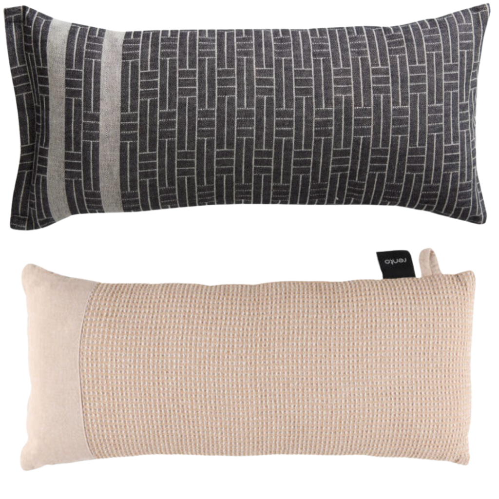 Sauna Accessories: Must-Haves for a Relaxing And Personalized Sauna Session These two are my favoritte sauna pillows. The first one is from Finlayson and the second is from Rento.